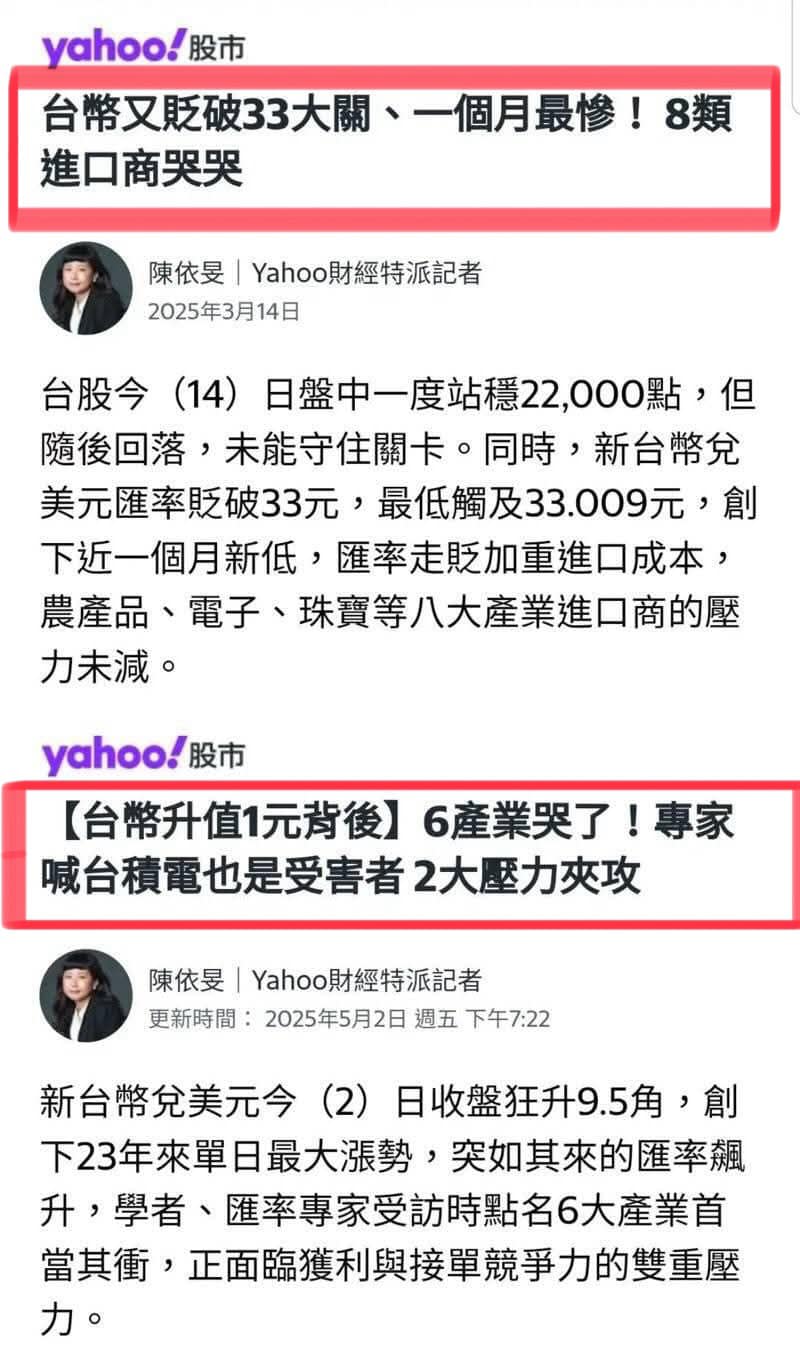 匯率的認知作戰| 台派DaiPai